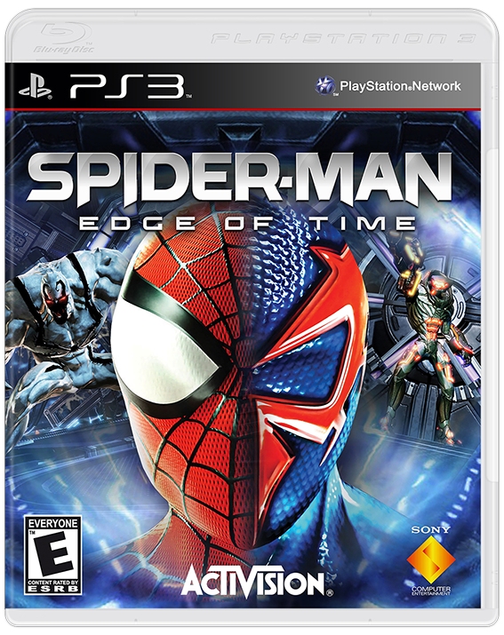 Spiderman: Edge of Time box art for Playstation 3